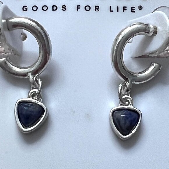 SONOMA Semiprecious Stone Hoop Earrings - Picture 3 of 6